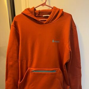Cotopaxi Men's Vibrant‎ Orange Hoodie